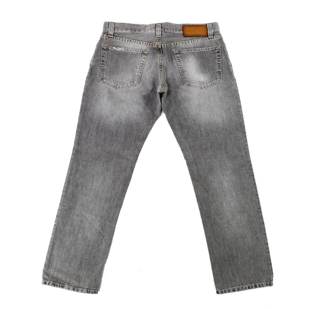 Dolce & Gabbana NWT Gray Stonewash Straight Jeans - Picture 2 of 4